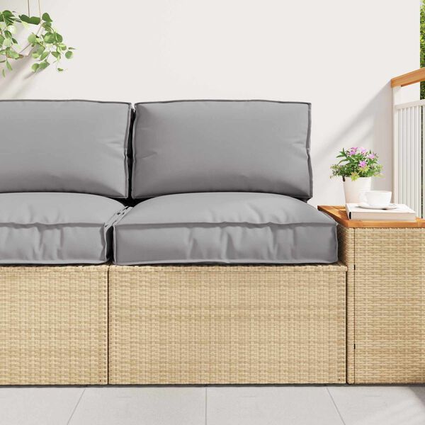 vidaXL Juego de Cojines para Palets 2 pcs Gris Tela Oxford