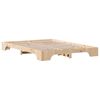 vidaXL Estructura de cama Natural 160 x 200 cm Madera de pino macizo