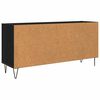 vidaXL Gabinete de TV Roble Negro 103,5 x 30 x 50 cm