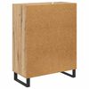vidaXL Vitrina Roble artesanal 69,5 x 34 x 90 cm