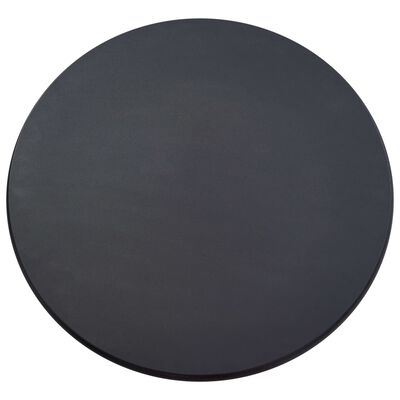 vidaXL Set mesa alta y taburetes de bar 3 piezas cuero sintético negro
