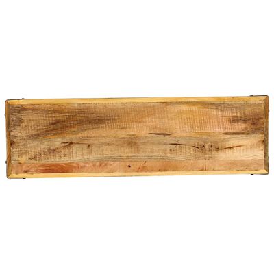 vidaXL Mesa consola madera maciza de mango 100x30x75 cm