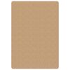 vidaXL Alfombra de yute con reverso de latex color natural 160x230 cm