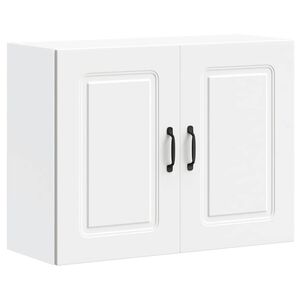 vidaXL Armario de pared para cocina Kalmar madera de ingenier&iacute;a blanca