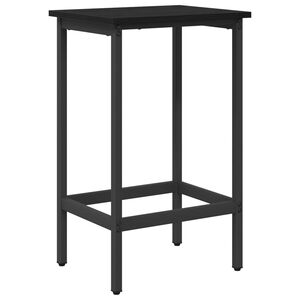 vidaXL Taburete de bar Roble Negro 40 x 32 x 64 cm