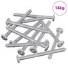 vidaXL Tornillos de Muebles 1200 pcs Plateado Acero