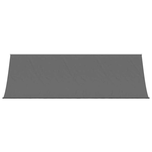 vidaXL Toldo retr&aacute;ctil de tela y acero gris antracita 350x150 cm