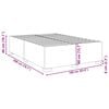 vidaXL Estructura cama sin colch&oacute;n terciopelo verde oscuro 160x200 cm