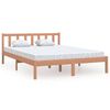vidaXL Estructura de cama madera maciza de pino marr&oacute;n miel 140x200 cm