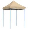 vidaXL Carpa de Fiesta Beige 200 x 200 x 306 cm Tela Oxford