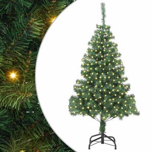 vidaXL &Aacute;rbol de Navidad con 300 LED con soporte Verde 180 cm PVC