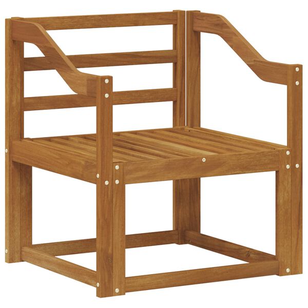 vidaXL Sof&aacute; de exterior Madera de Acacia S&oacute;lida Natural