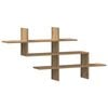 vidaXL Estante pared madera ingenier&iacute;a roble artisan 124,5x18x60,5 cm