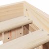 vidaXL Estructura de cama sin colch&oacute;n madera de pino maciza 120x200 cm