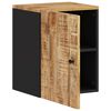 vidaXL Armario de baño de pared madera maciza de mango 38x33x48 cm