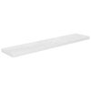 vidaXL Estante flotante de pared blanco brillante MDF 120x23,5x3,8 cm