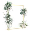vidaXL Arco de Boda Dorado 150 x 49,5 x 200 cm Acero