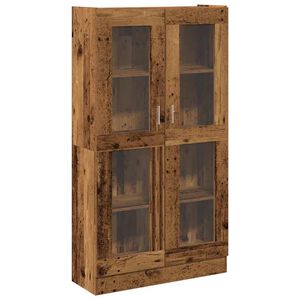 vidaXL Aparador madera ingenier&iacute;a madera envejecida 82,5x30,5x150 cm