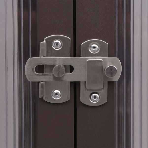 vidaXL Invernadero de aluminio 240x211x232 cm