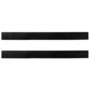 vidaXL Sellos de cepillo para puertas autoadhesivos 2 pcs 100 cm