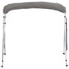 vidaXL Toldo bimini 4 arcos con paredes laterales 243x(200-213)x137 cm