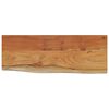 vidaXL Estante pared rectangular madera acacia borde vivo 80x30x2,5 cm