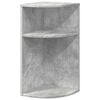 vidaXL Mesa Auxiliar Gris Concreto 29,6 x 29,6 x 60 cm