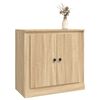 vidaXL Aparador de madera contrachapada roble Sonoma 70x35,5x67,5 cm