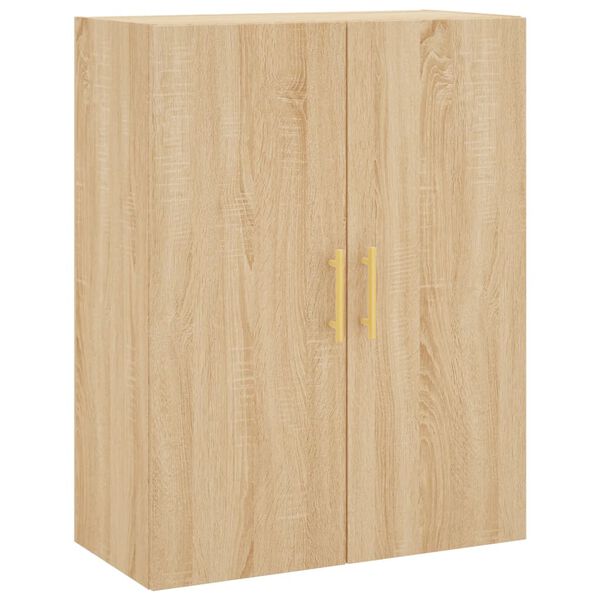 vidaXL Armario de pared roble Sonoma 69,5x34x90 cm
