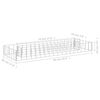 vidaXL Arriate de gaviones de acero galvanizado 90x30x10 cm