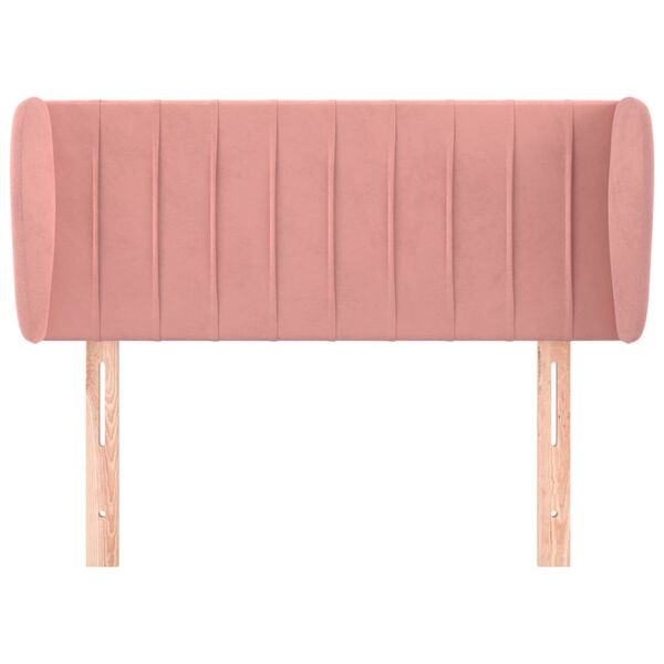 vidaXL Cabecero de terciopelo rosa 83x23x78/88 cm
