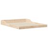 vidaXL Estructura de cama Marr&oacute;n 150 x 200 cm Madera de pino macizo