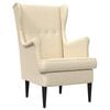 vidaXL Sill&oacute;n Crema Tela