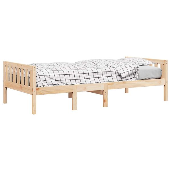 vidaXL Cama para ni&ntilde;os sin colch&oacute;n madera maciza de pino 90x190 cm