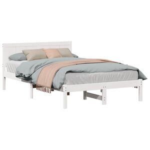 vidaXL Estructura de cama 120 x 200 cm Madera maciza de Pino