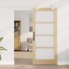 vidaXL Puerta Corredera Natural 86 x 198,5 cm