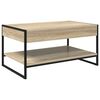 vidaXL Mesa de Caf&eacute; Sonoma 80 x 50 x 40 cm Madera contrachapada