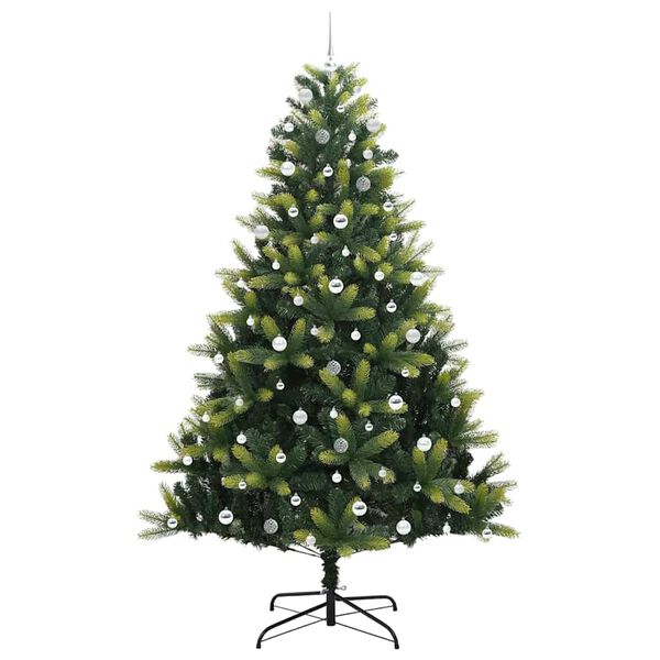 vidaXL &Aacute;rbol de Navidad Artificial Plegable 300 LEDs Verde 240 cm