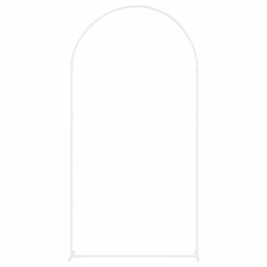 vidaXL Arco de Boda Blanco 100 x 39 x 200 cm Acero