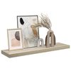 vidaXL Estante flotante de pared MDF roble 90x23,5x3,8 cm