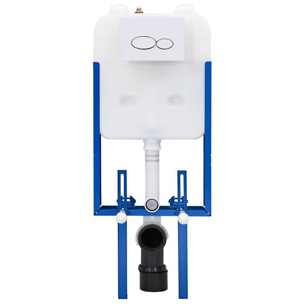 vidaXL Marco de cisterna con almacenamiento 50 x 8 x 131 cm Acero