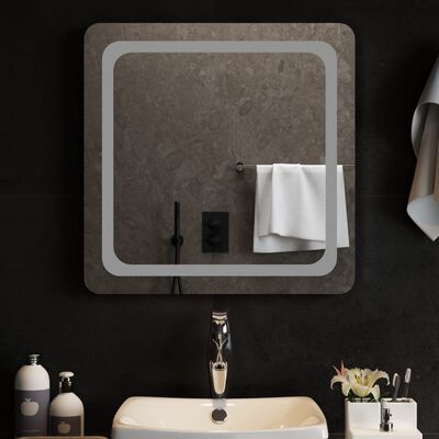 vidaXL Espejo de baño con LED 60x60 cm