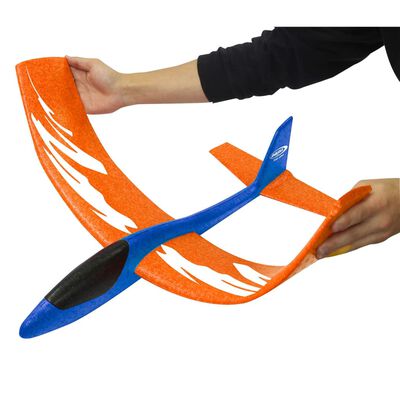 JAMARA Avión planeador de juguete Pilo XL espuma naranja y azul