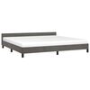 vidaXL Estructura cama sin colchón terciopelo gris oscuro 200x200 cm