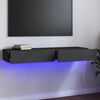 vidaXL Mueble para TV con luces LED gris 120x35x15,5 cm