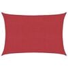 vidaXL Toldo de vela rojo HDPE 160 g/m&sup2; 2,5x3,5 m