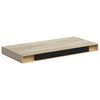 vidaXL Estante flotante de pared MDF color roble 50x23x3,8 cm