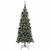 vidaXL &Aacute;rbol de Navidad artificial Verde 150 cm PVC, Pl&aacute;stico y Acero