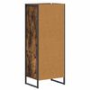 vidaXL Gabinete de Ba&ntilde;o con caj&oacute;n Roble Humo 40 x 30 x 100 cm