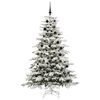 vidaXL &Aacute;rbol de Navidad artificial con ramas articuladas 210 cm